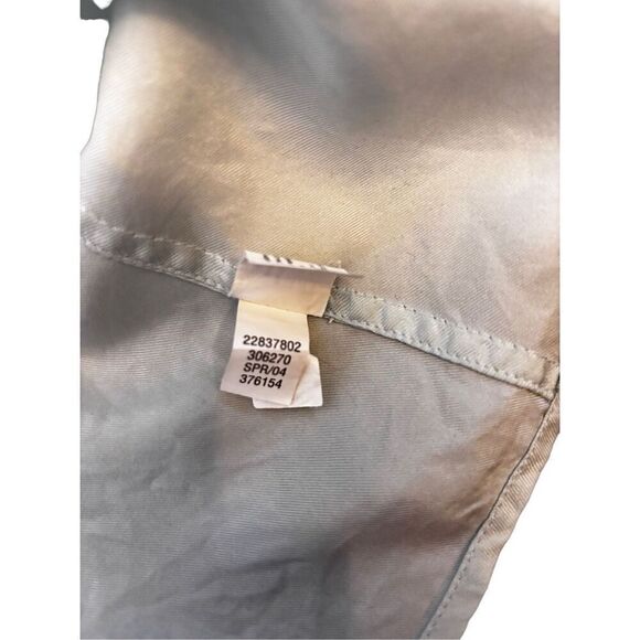 Gap mint green 100% silk button down vintage from spring 04 size large - Picture 2 of 13